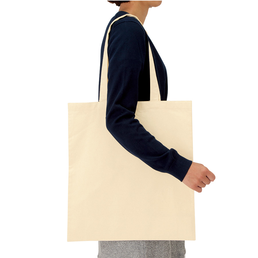 厚手コットンバッグ（L）ナチュラル