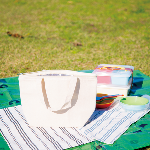 キャンバス保冷トート（S）　ナチュラル