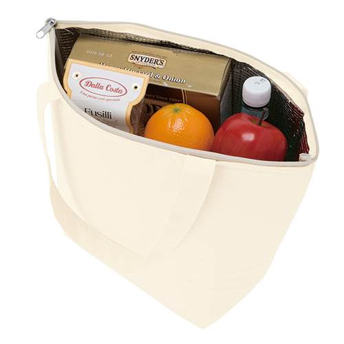 キャンバス保冷トート（M）　ナチュラル