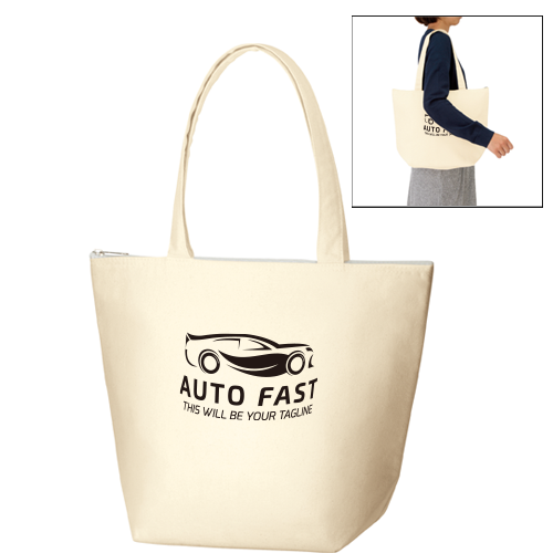 TR-0770-008キャンバス保冷トート（M）　ナチュラル