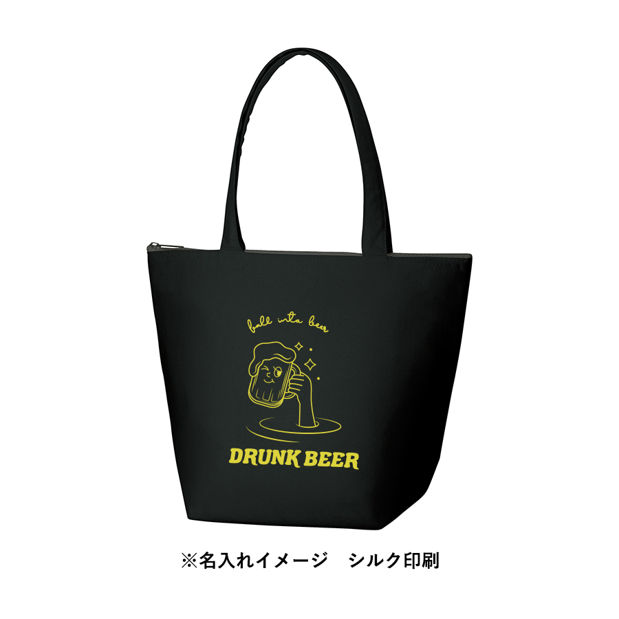 キャンバス保冷トート（M）　ナイトブラック