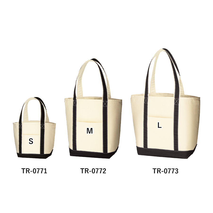 キャンバスバイカラートート（S）