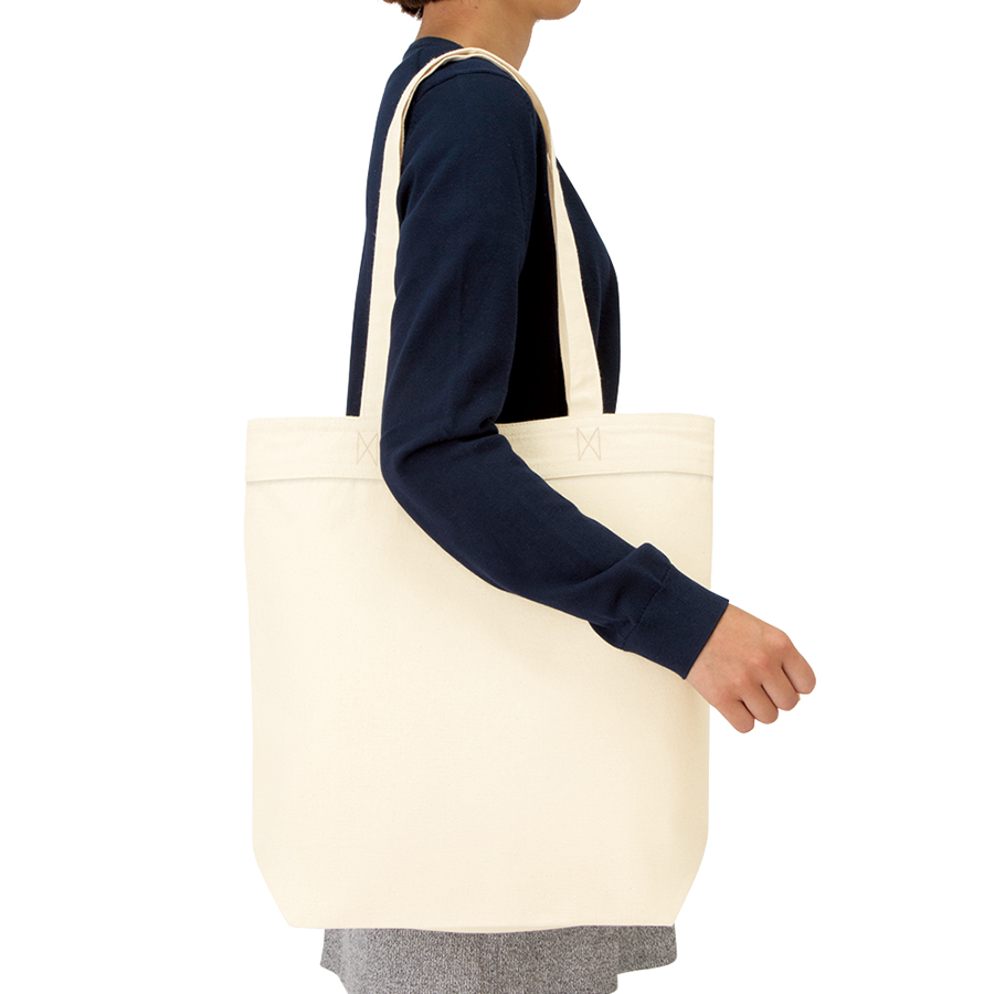 キャンバスベルトライントート　ナチュラル