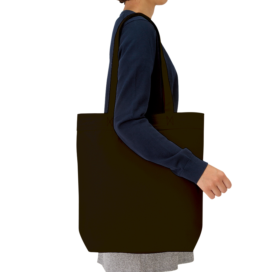 キャンバスベルトライントート　ネイビー・ブラック