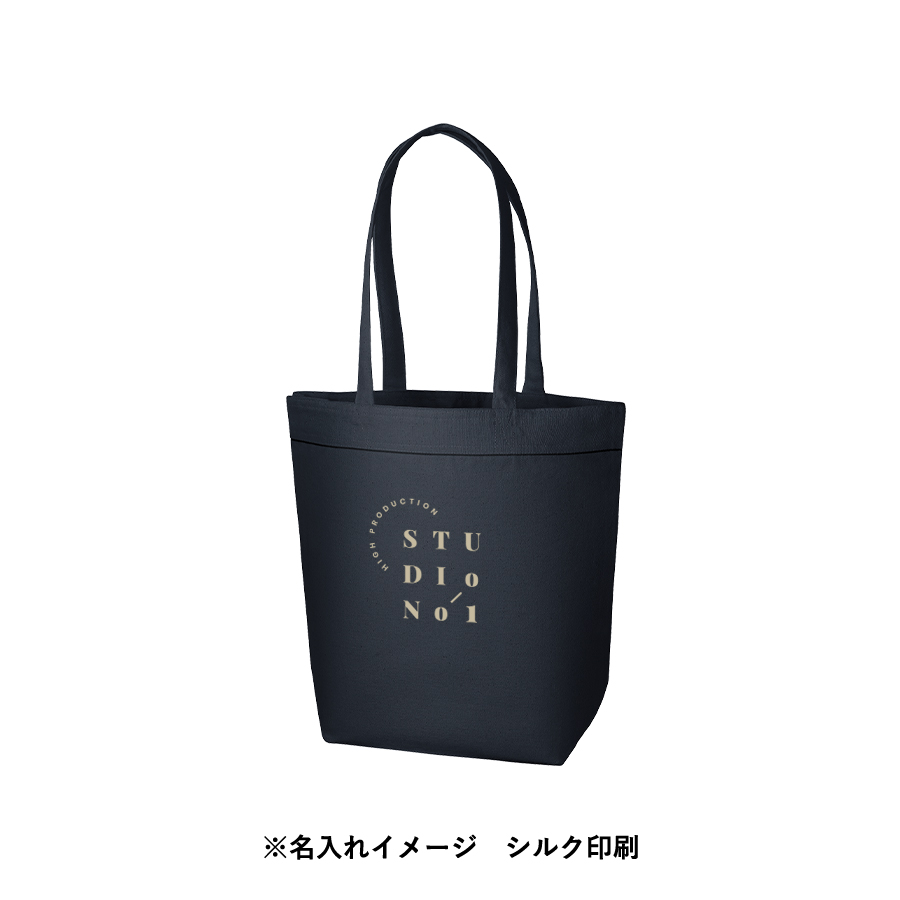 キャンバスベルトライントート　ネイビー・ブラック