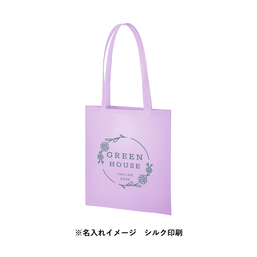 不織布フラットショルダートート