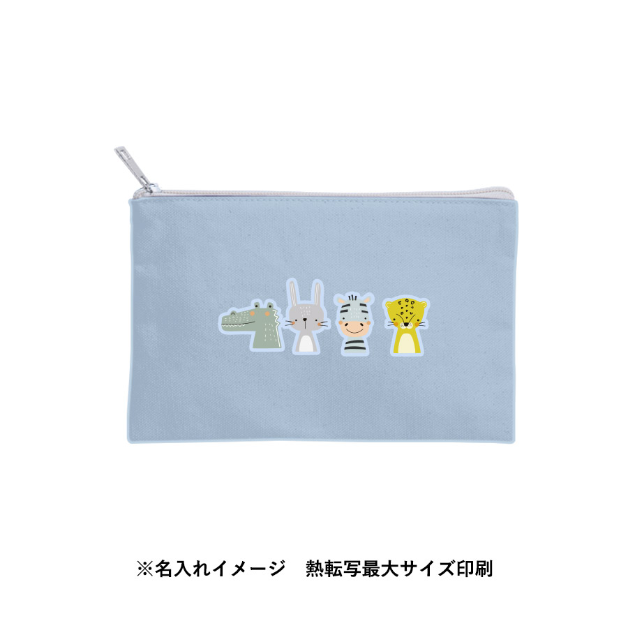 キャンバスフラットポーチ（S）