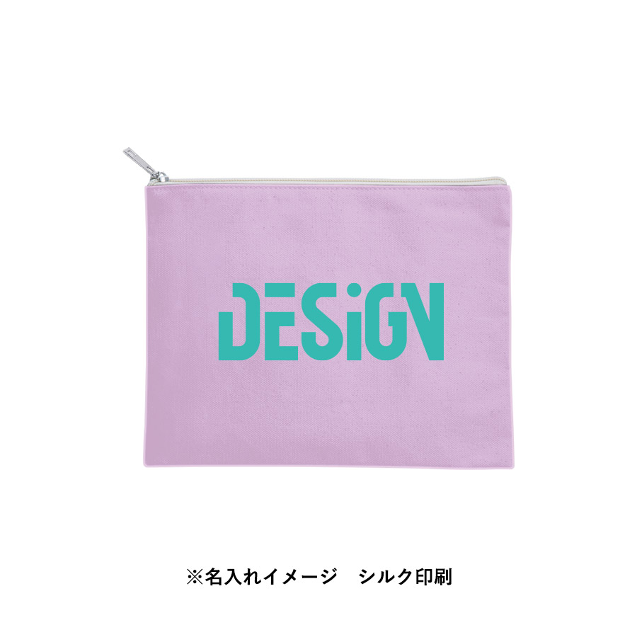 キャンバスフラットポーチ（M）