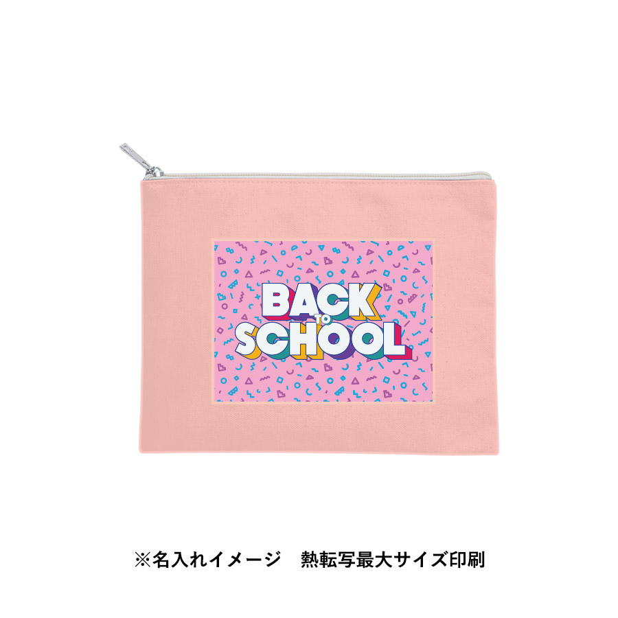 キャンバスフラットポーチ（M）