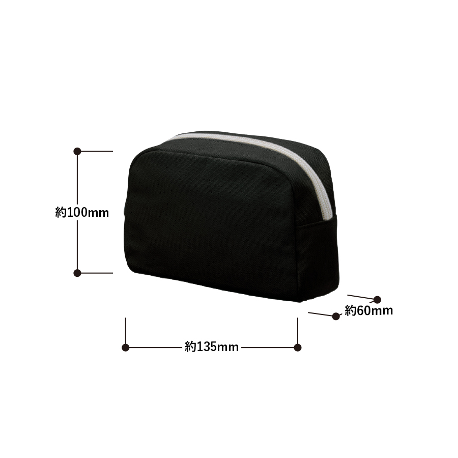 キャンバスファスナーポーチ（S）