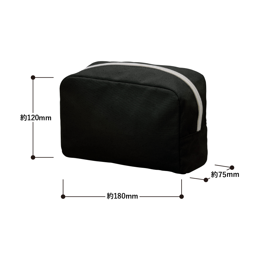 キャンバスファスナーポーチ（Ｍ）