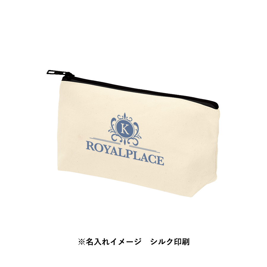 キャンバスベーシックポーチ　ナチュラル