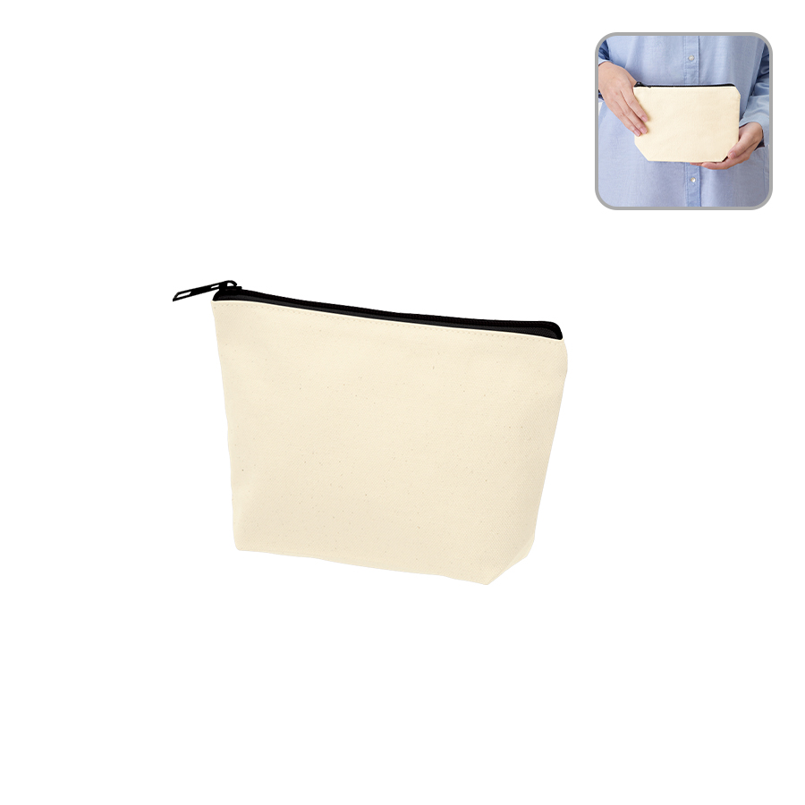 TR-0827-008キャンバスデイリーポーチ（S）　ナチュラル