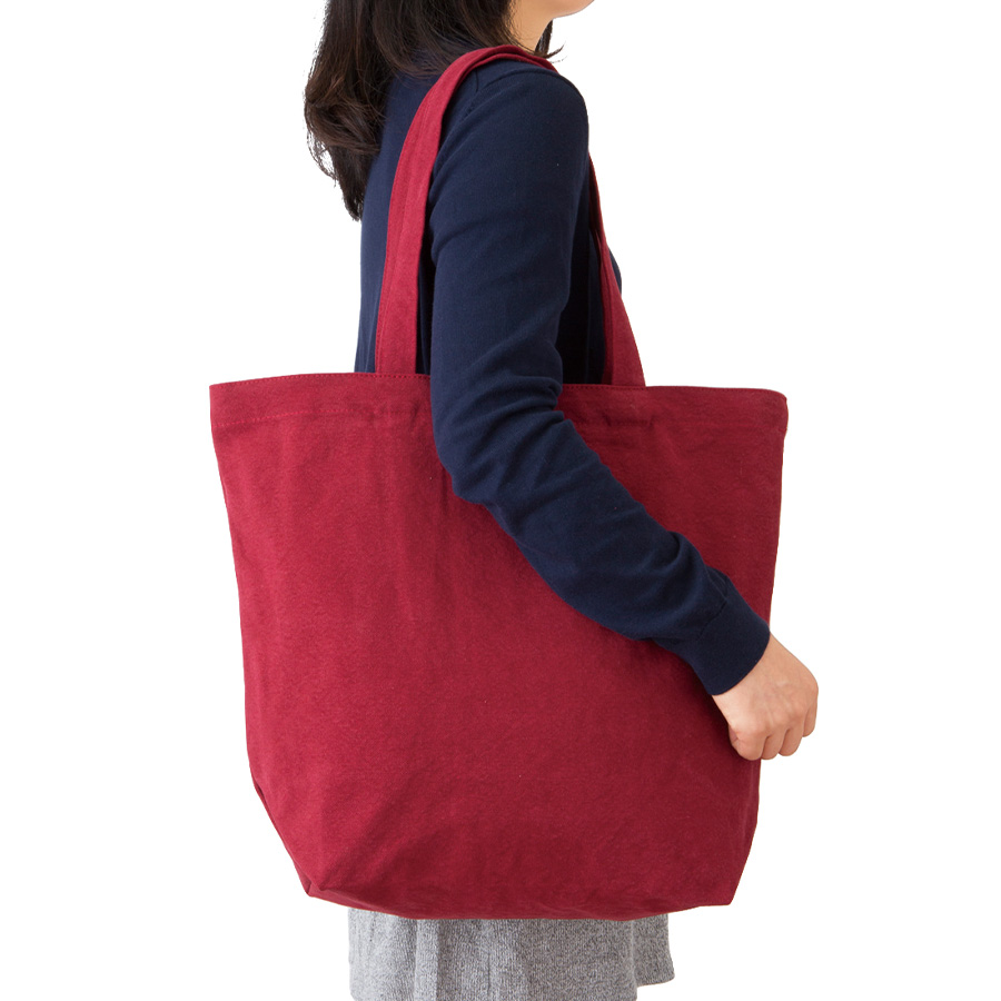 TR-0840【アウトレット】ウォッシュキャンバストート（L）