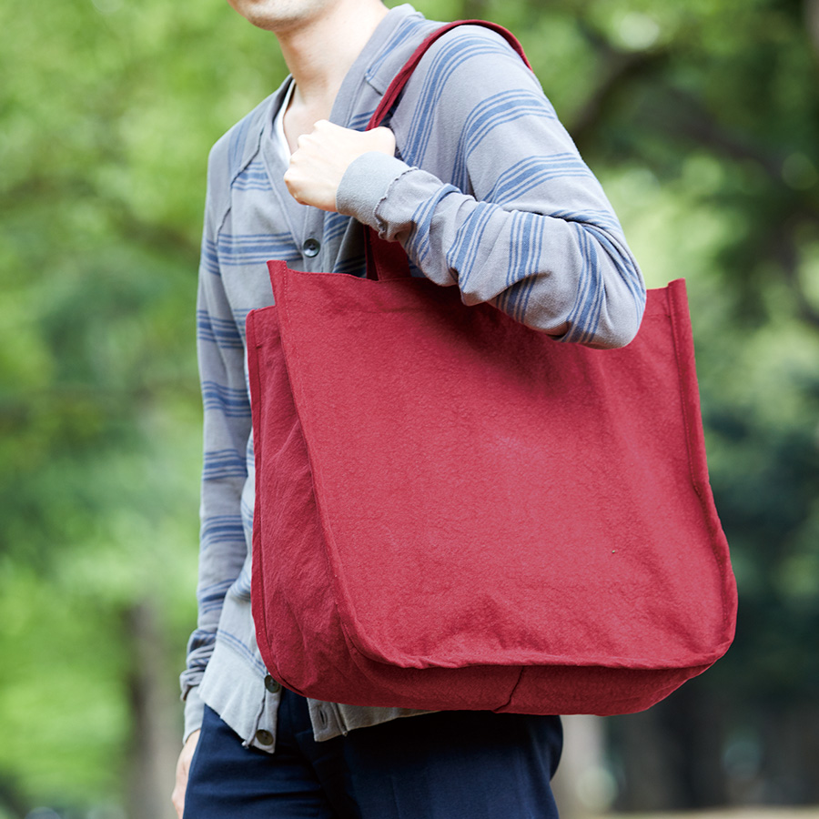 【アウトレット】ウォッシュキャンバスホリデートート（L）