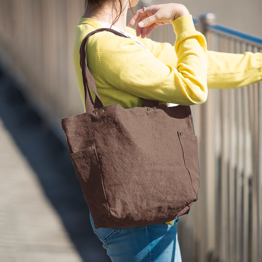 【アウトレット】ウォッシュキャンバスマルチスタッズトート（M）