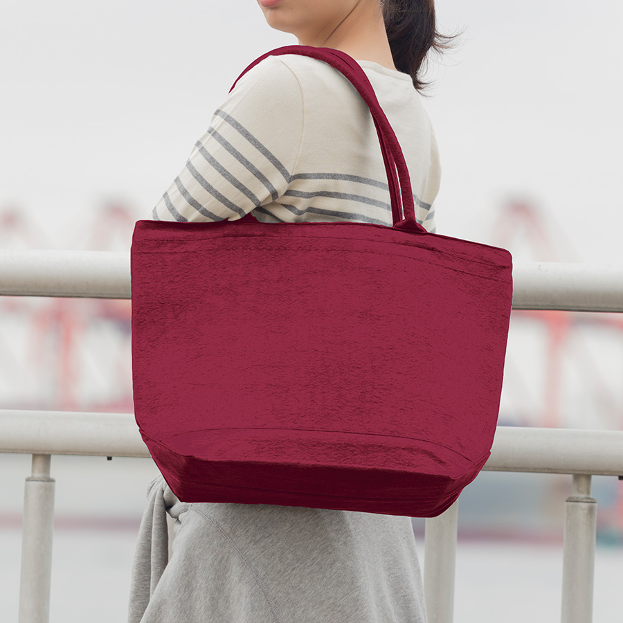 TR-0846【アウトレット】ウォッシュキャンバスパイプハンドルトート（M）