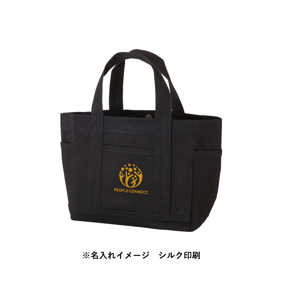 厚手キャンバスポケットマルチトート（S）ナイトブラック
