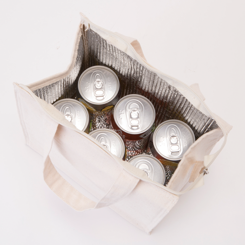 キャンバススクエア保冷トート（S）ナチュラル