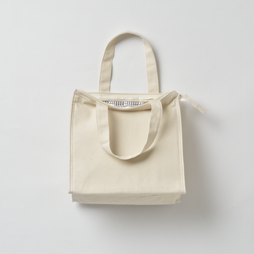 キャンバススクエア保冷トート（S）ナチュラル