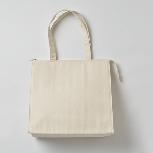 キャンバススクエア保冷トート（M）　ナチュラル