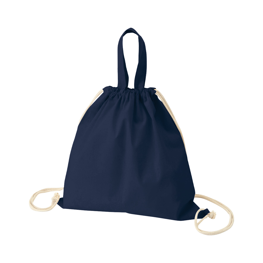 厚手コットンハンドル付リュック