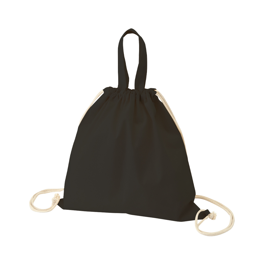 厚手コットンハンドル付リュック