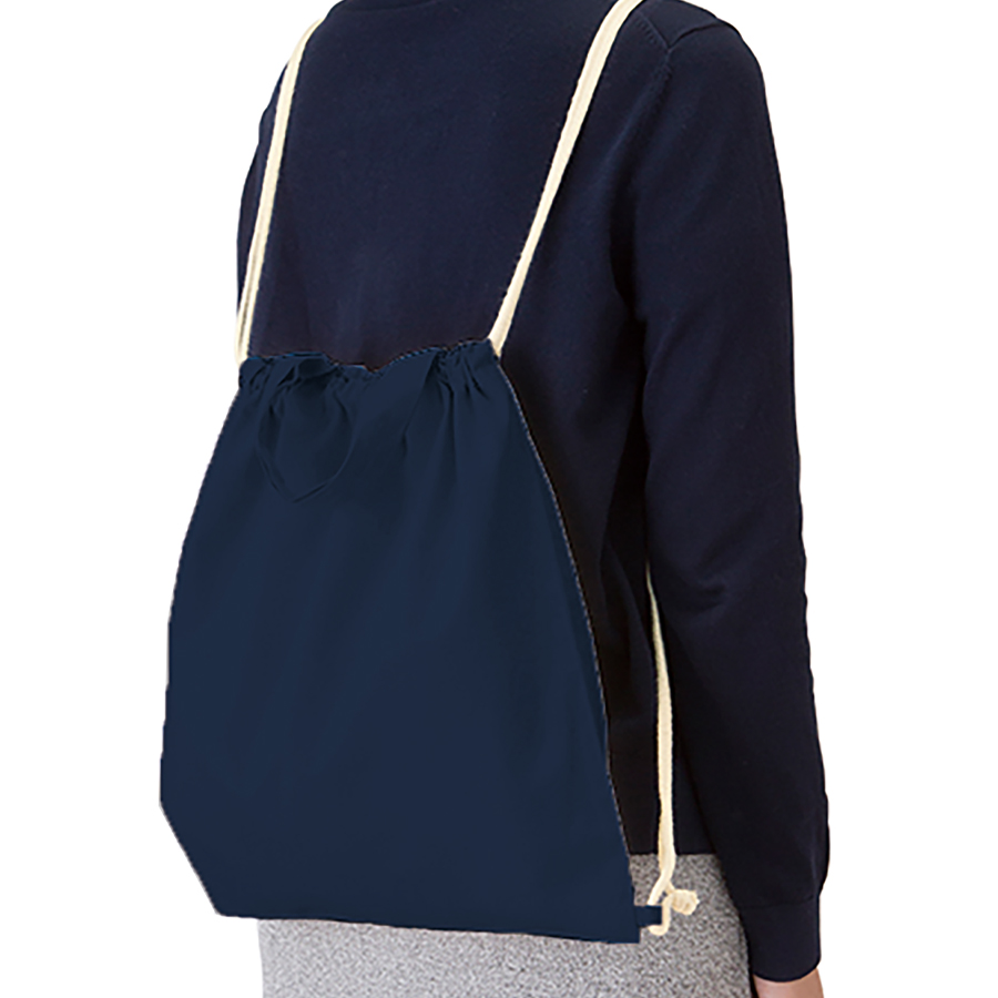 厚手コットンハンドル付リュック