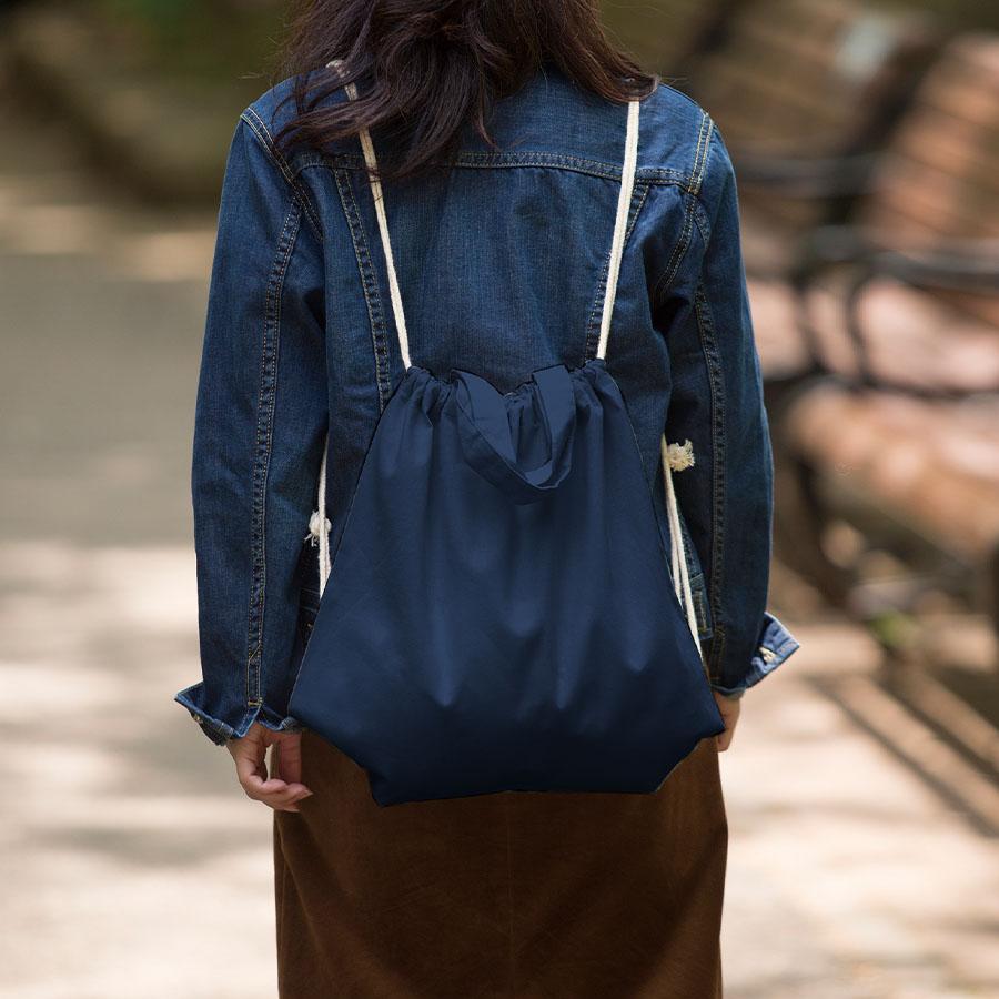 厚手コットンハンドル付リュック