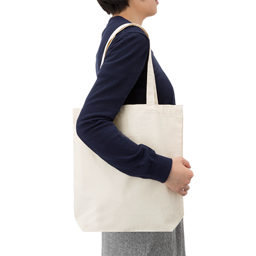 ライトキャンバスタウントート（M）ナチュラル