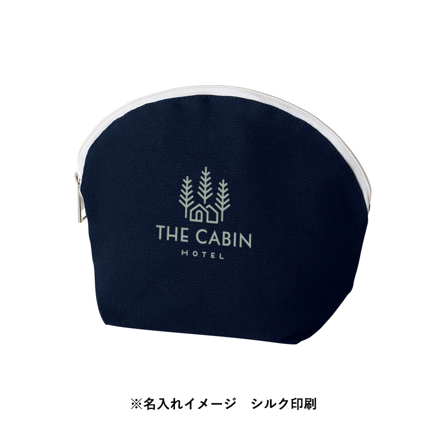 キャンバスシェルポーチ