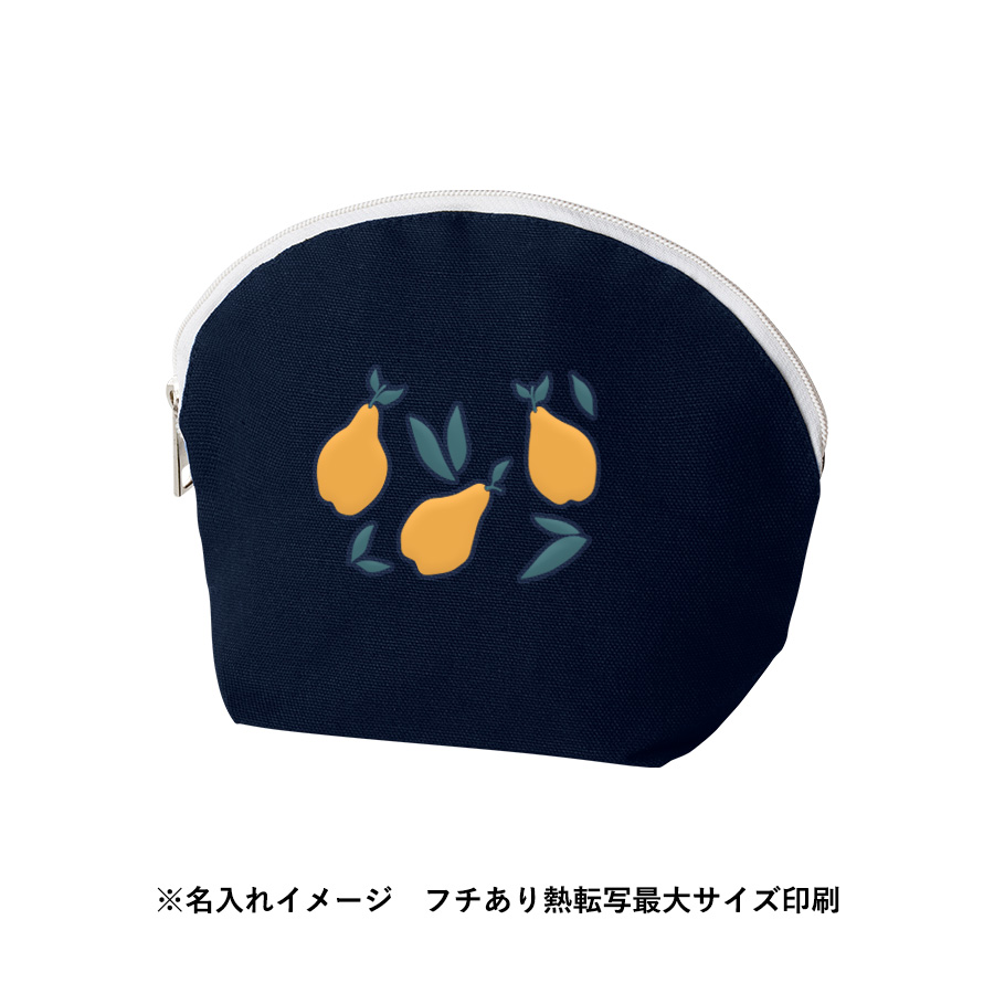 キャンバスシェルポーチ