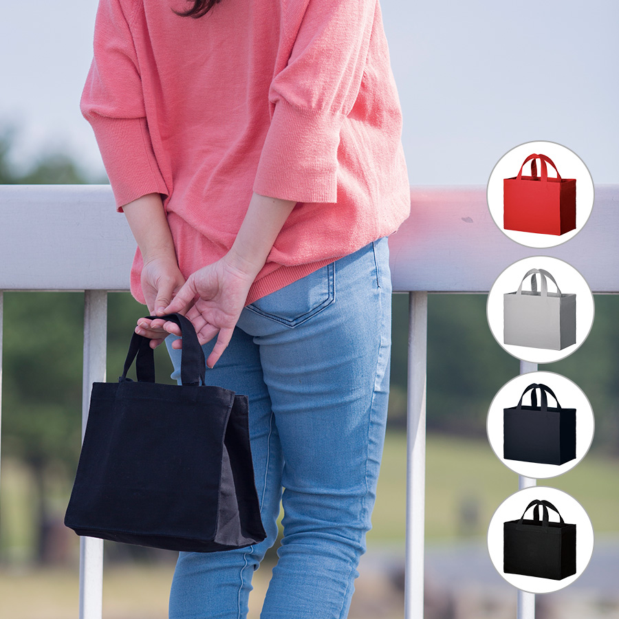 TR-0904キャンバスボックスランチトート