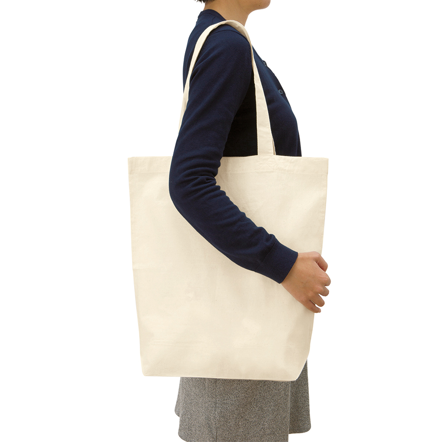 コットンバッグ（L）　ナチュラル