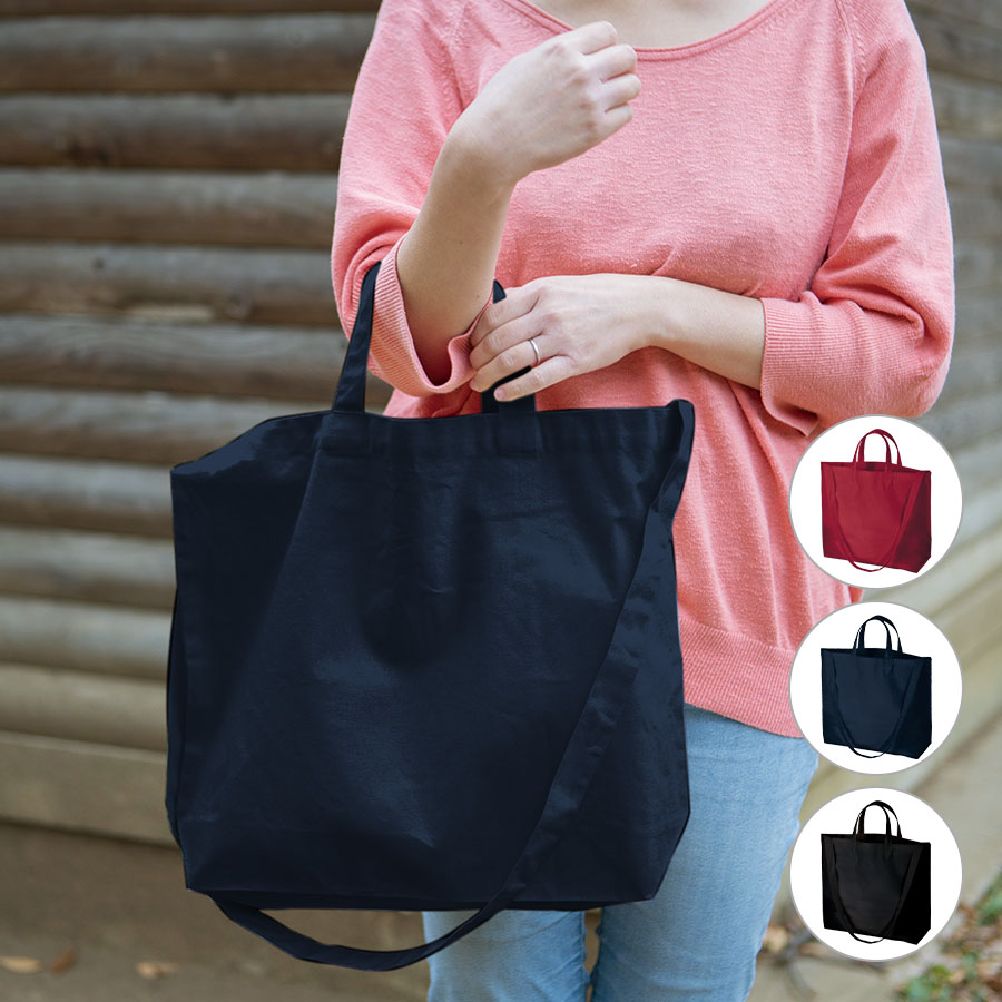 TR-0924厚手コットンWスタイルバッグ