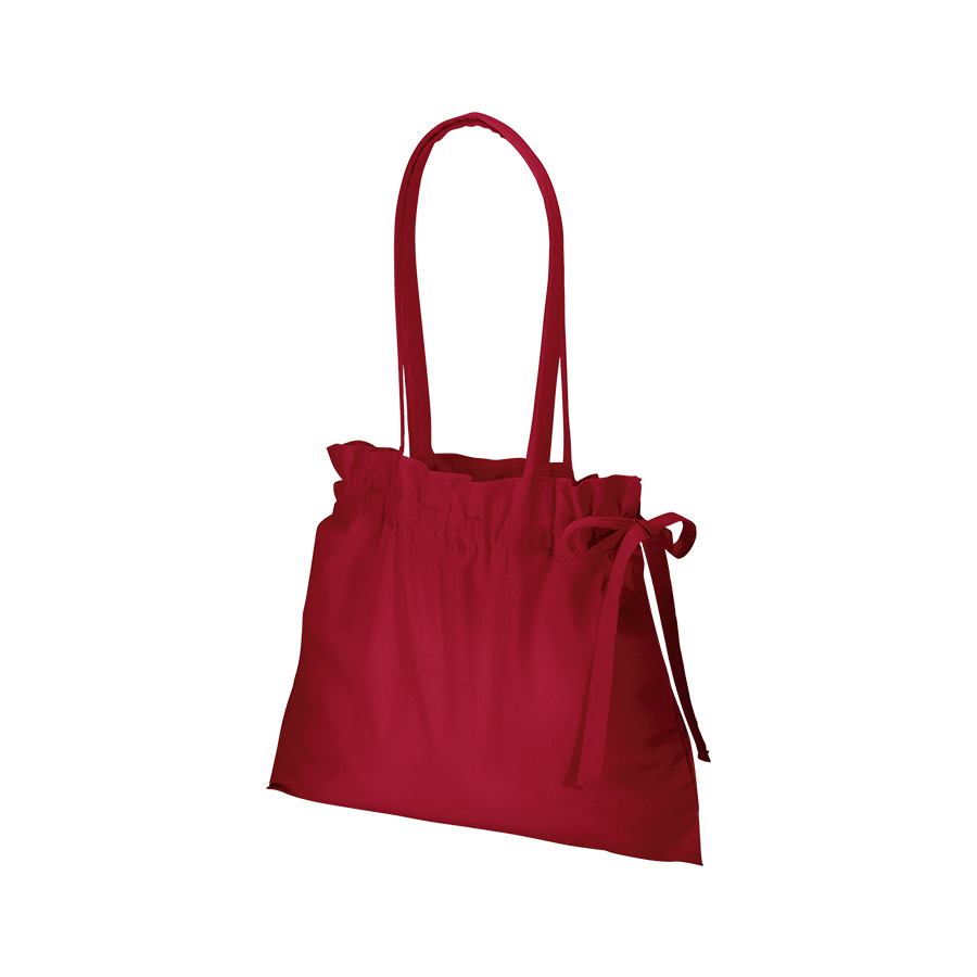 厚手コットンギャザーバッグ