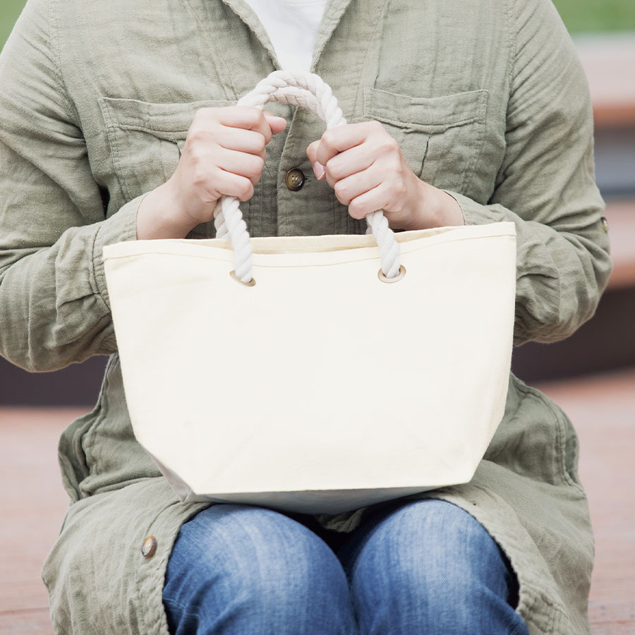 キャンバスマリントート（S）　ナチュラル