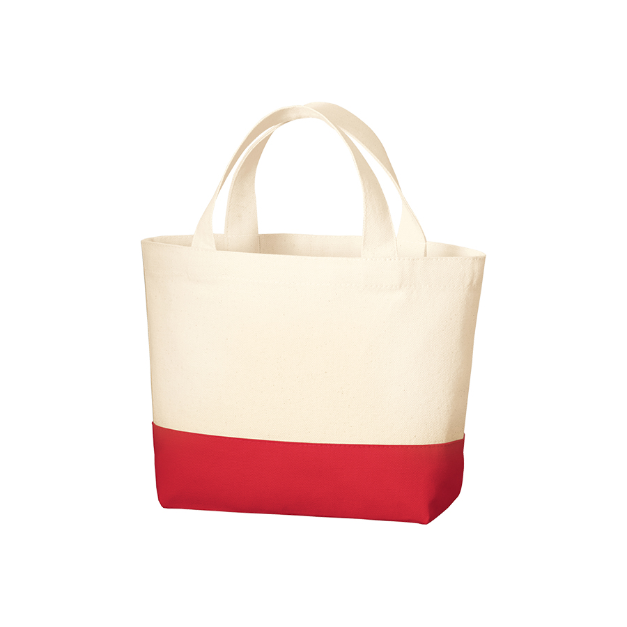 キャンバスカラーボトムトート（S）