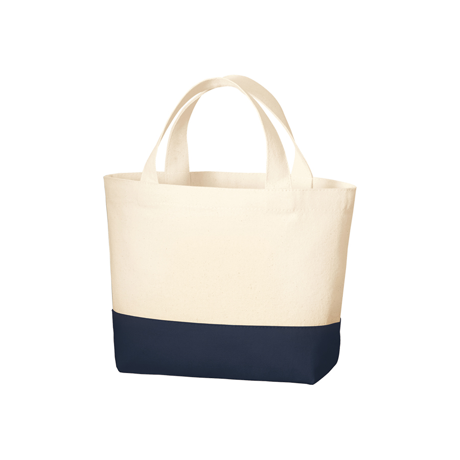 キャンバスカラーボトムトート（S）