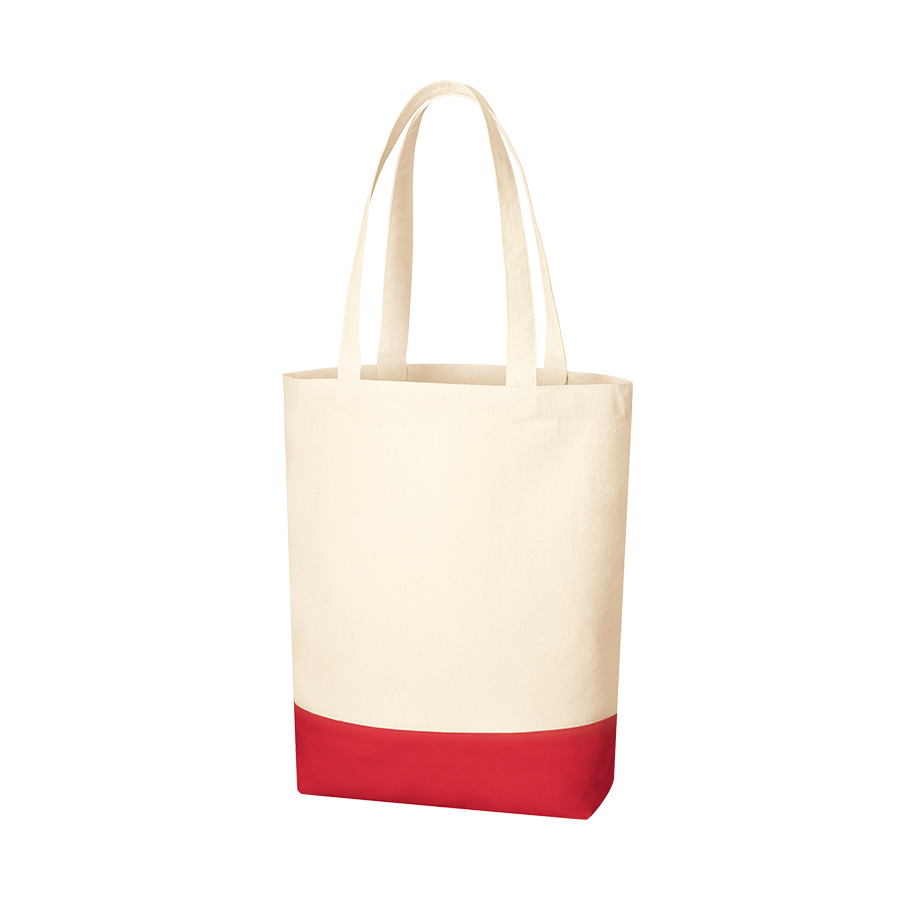 キャンバスカラーボトムトート（M）
