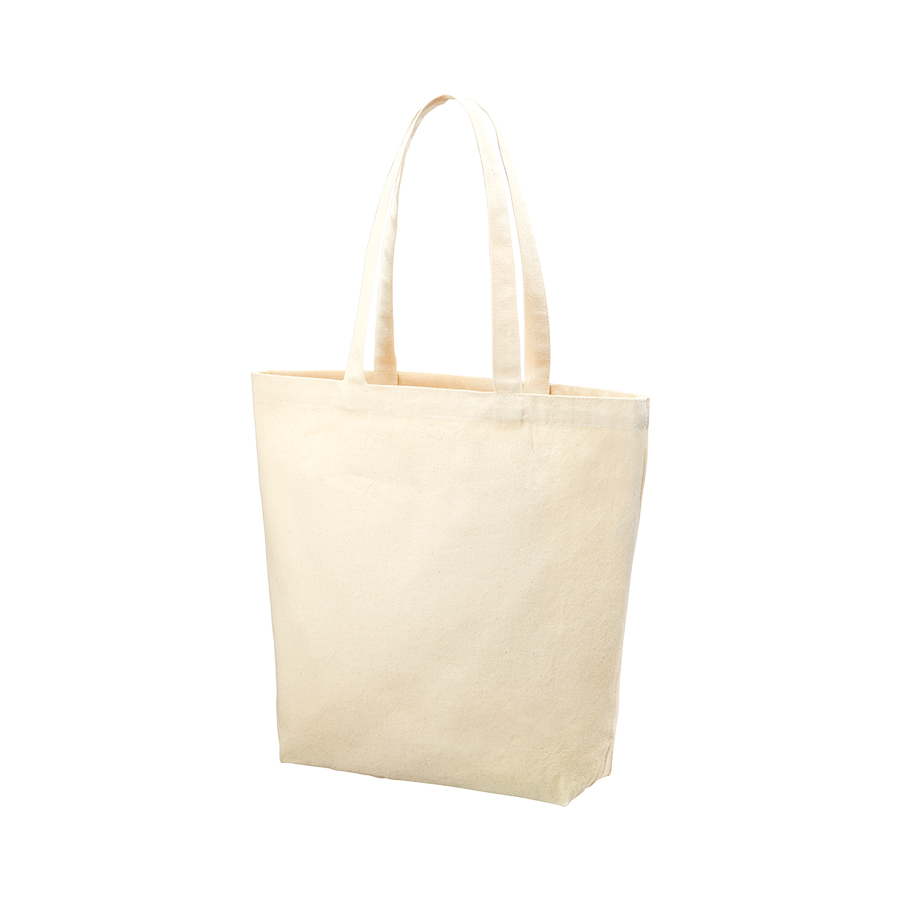 キャンバスファスナーポケットトート　ナチュラル