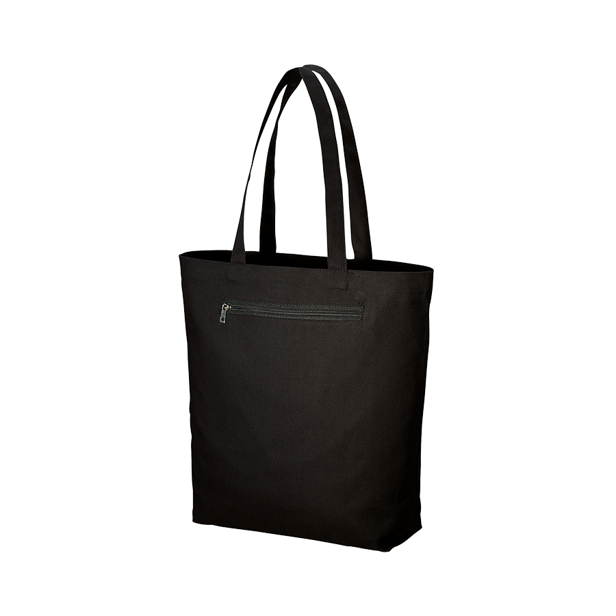 キャンバスファスナーポケットトート
