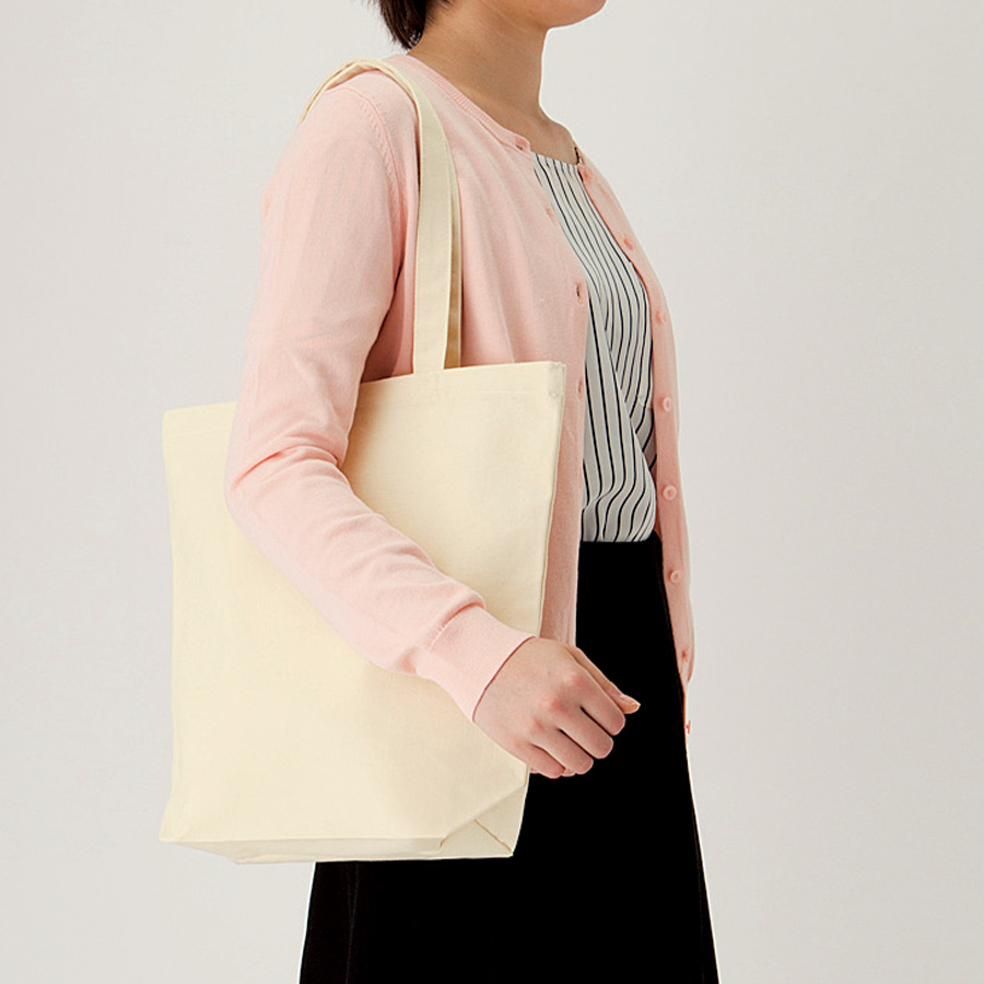 キャンバストート（M）インナーポケット付　ナチュラル