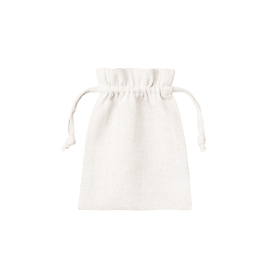 コットンリネン巾着（S）