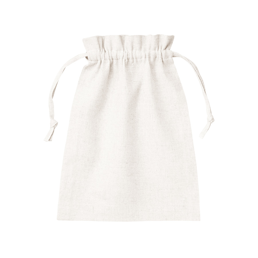 コットンリネン巾着（M）