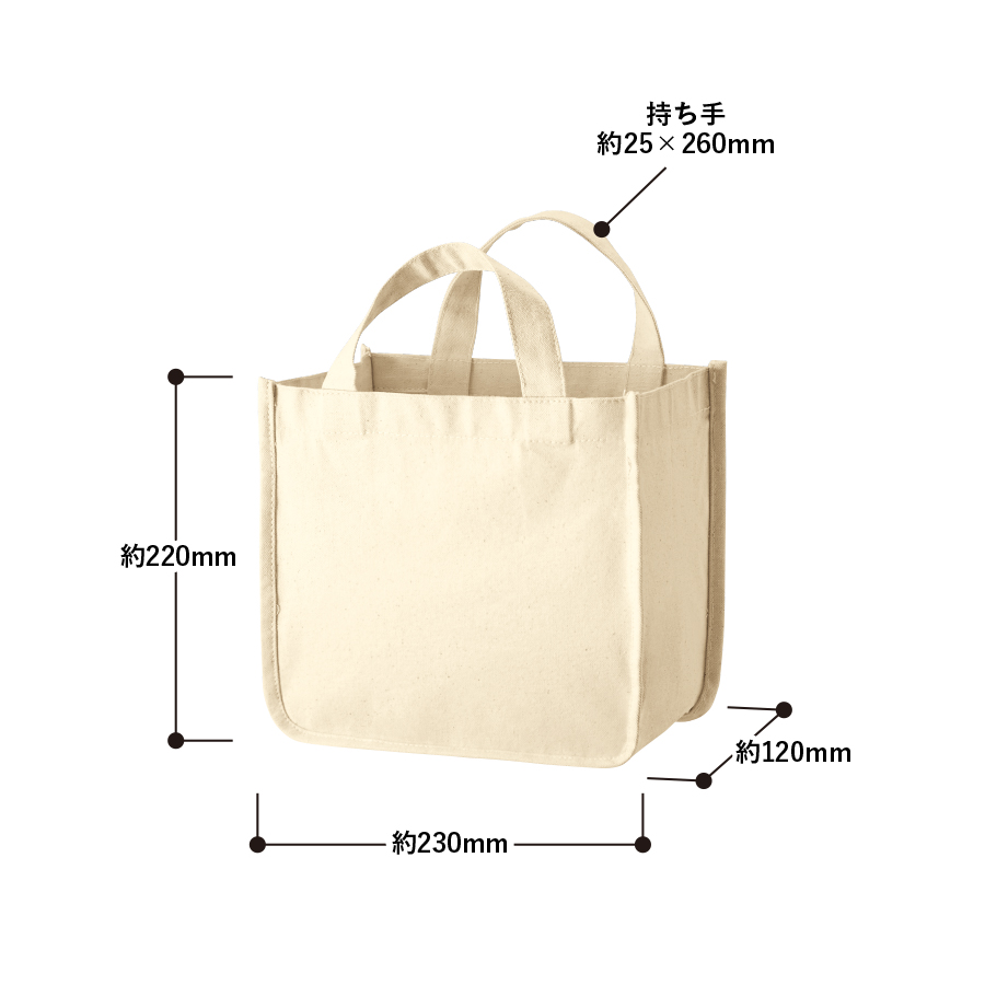 キャンバスホリデートート（S）ナチュラル