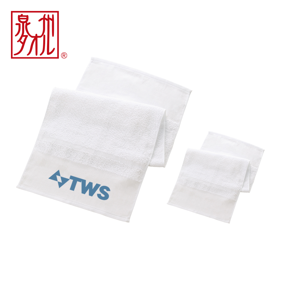 TR-1002-044【100枚 名入れ可】泉州おくばり白タオル