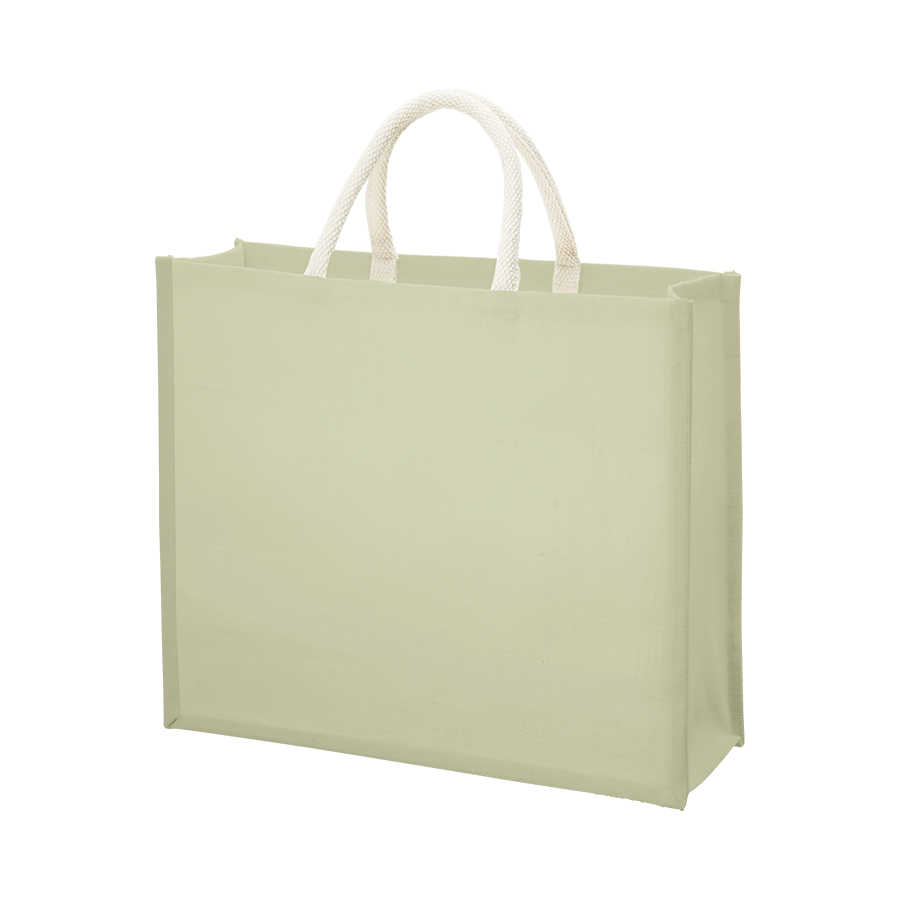 ジュートスクエアトート（L）