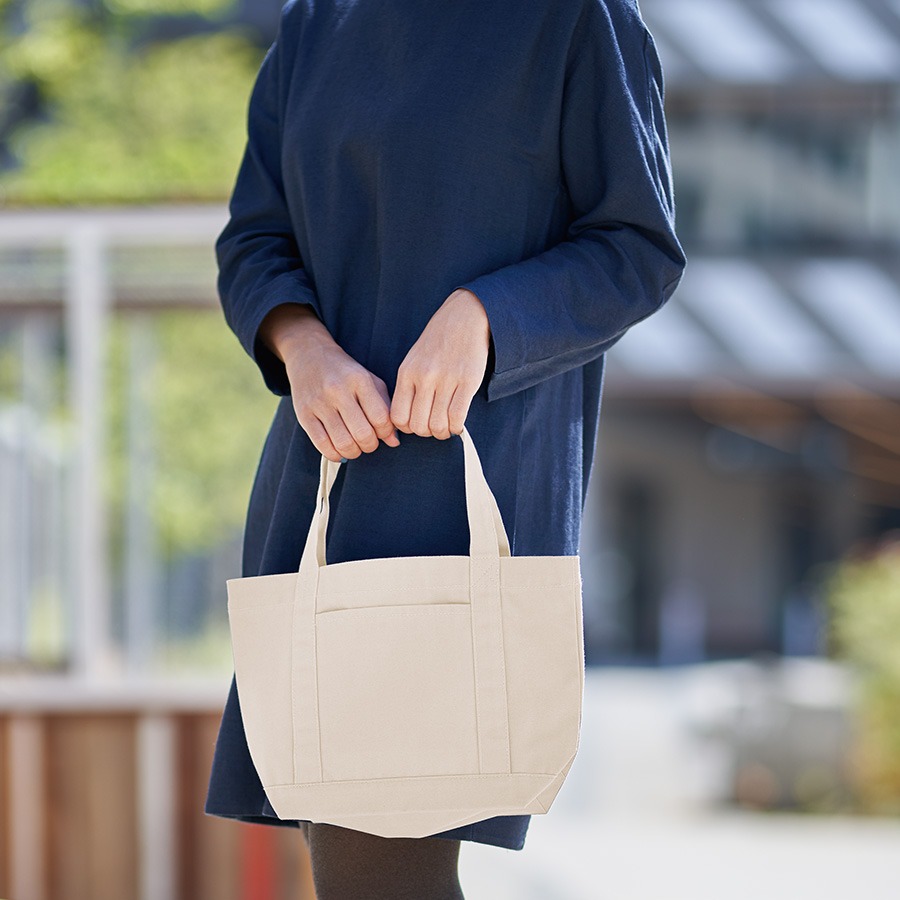 キャンバスライントート（S）　ナチュラル