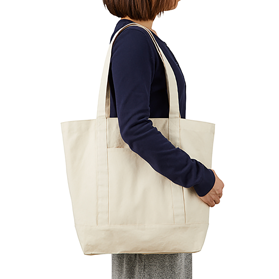 キャンバスライントート（L）　　ナチュラル